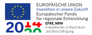 Logo der Europäische Union und Logo des Europäischer Fond für REGional Entwicklung