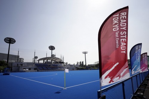 Covestro, Advanced Polymer Technology and Polytan jointly developed the Poligras Tokyo GT field hockey surface. Used as a flooring in the hockey fields at this summer's major sporting event in Tokyo, it contains a polyurethane raw material from Covestro produced with up to 20 percent CO₂. © Getty Images