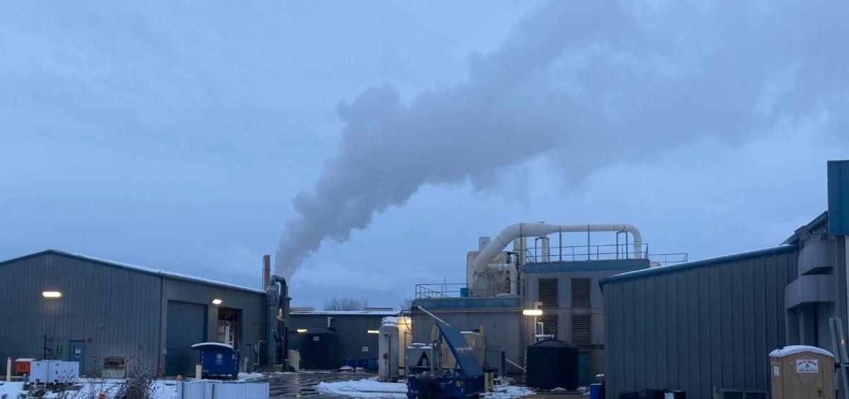 Carbon dioxide can be harvested from smokestack emissions and used to create commercially valuable chemicals