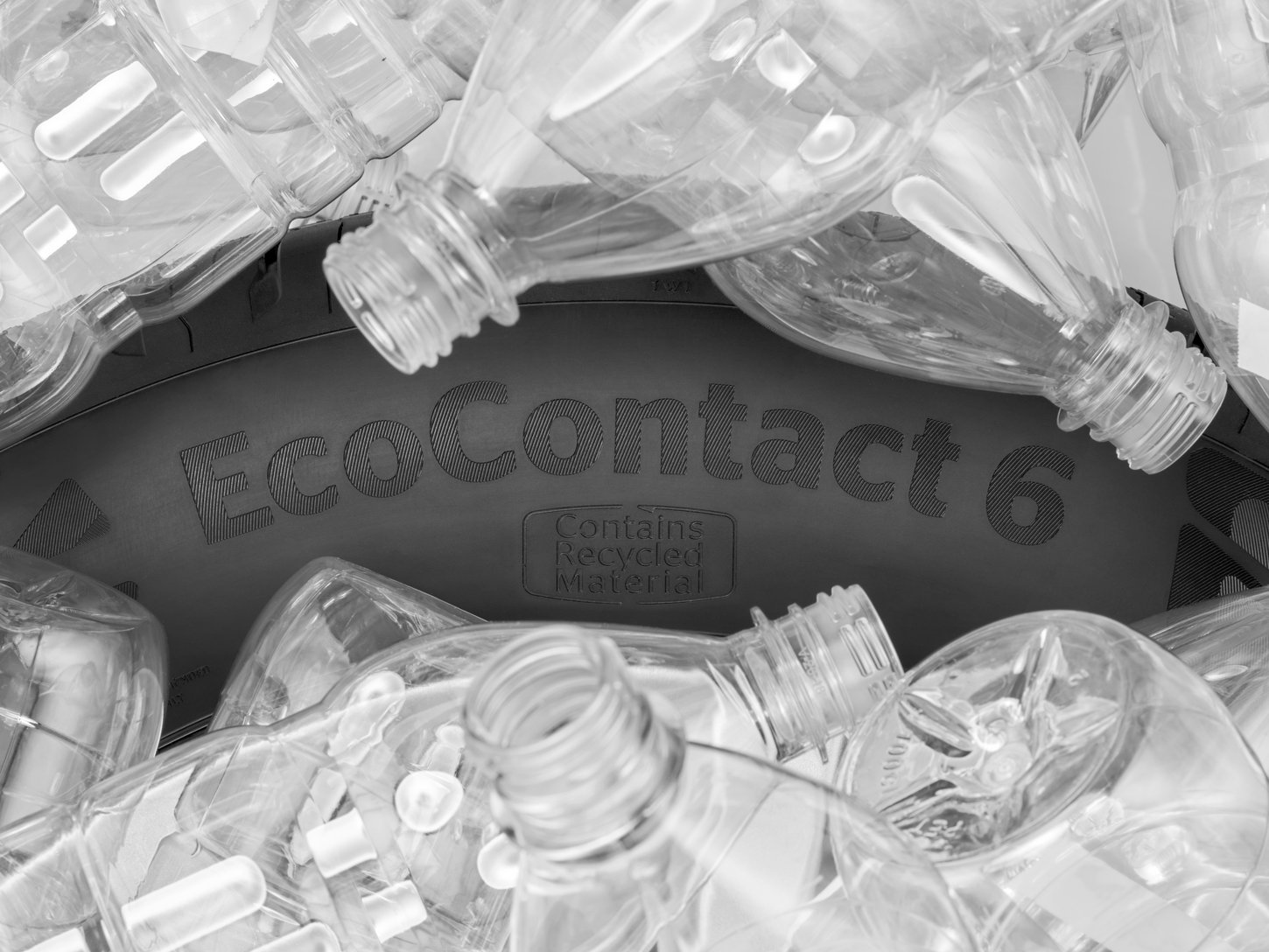 PET with from Recycled Carbon Polyester Renewable First Bottles Made Tires - Continental News Launches
