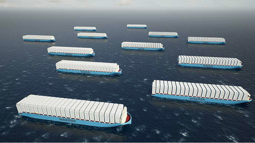 A.P. Moller – Maersk accelerate s fleet decarbonization with 12 large ocean – going vessels to operate on green methanol from 2024 