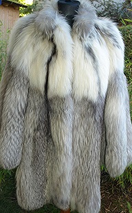 Fox fur cape. 