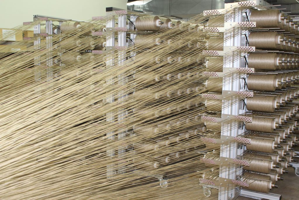 Flax Weaving Machine owned by Wagenfelder Spinnereien GmbH