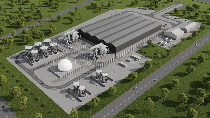 Planned new Mura-Recycling plant in the Dow-location Böhlen (Source: Mura)