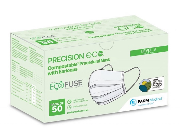 PRECISION ECO™ Compostable/Plant Based Procedural Mask