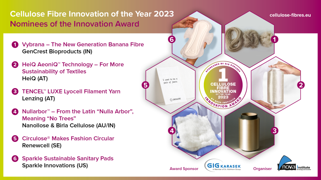 Cellulose Fibre Innovation of the Year 2023 – From Hygiene