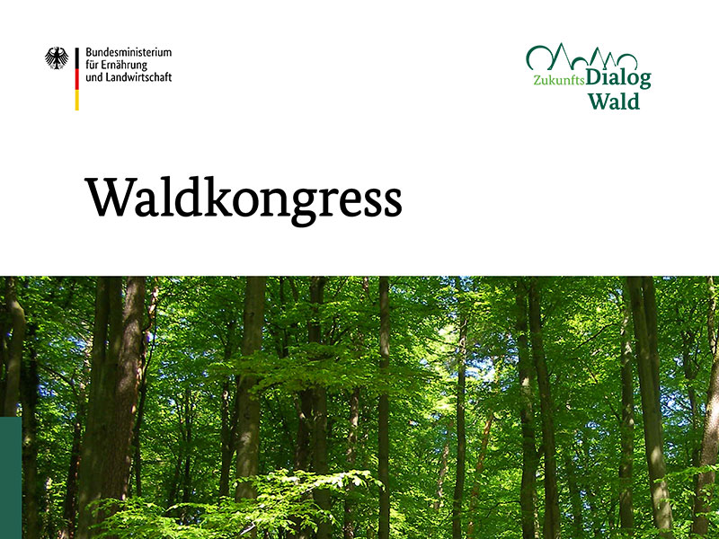 Der Waldkongress ist auf dem Weg zur Entwicklung der neuen Waldstrategie ein wichtiger Schritt und Abschluss des Zukunftsdialogs Wald.