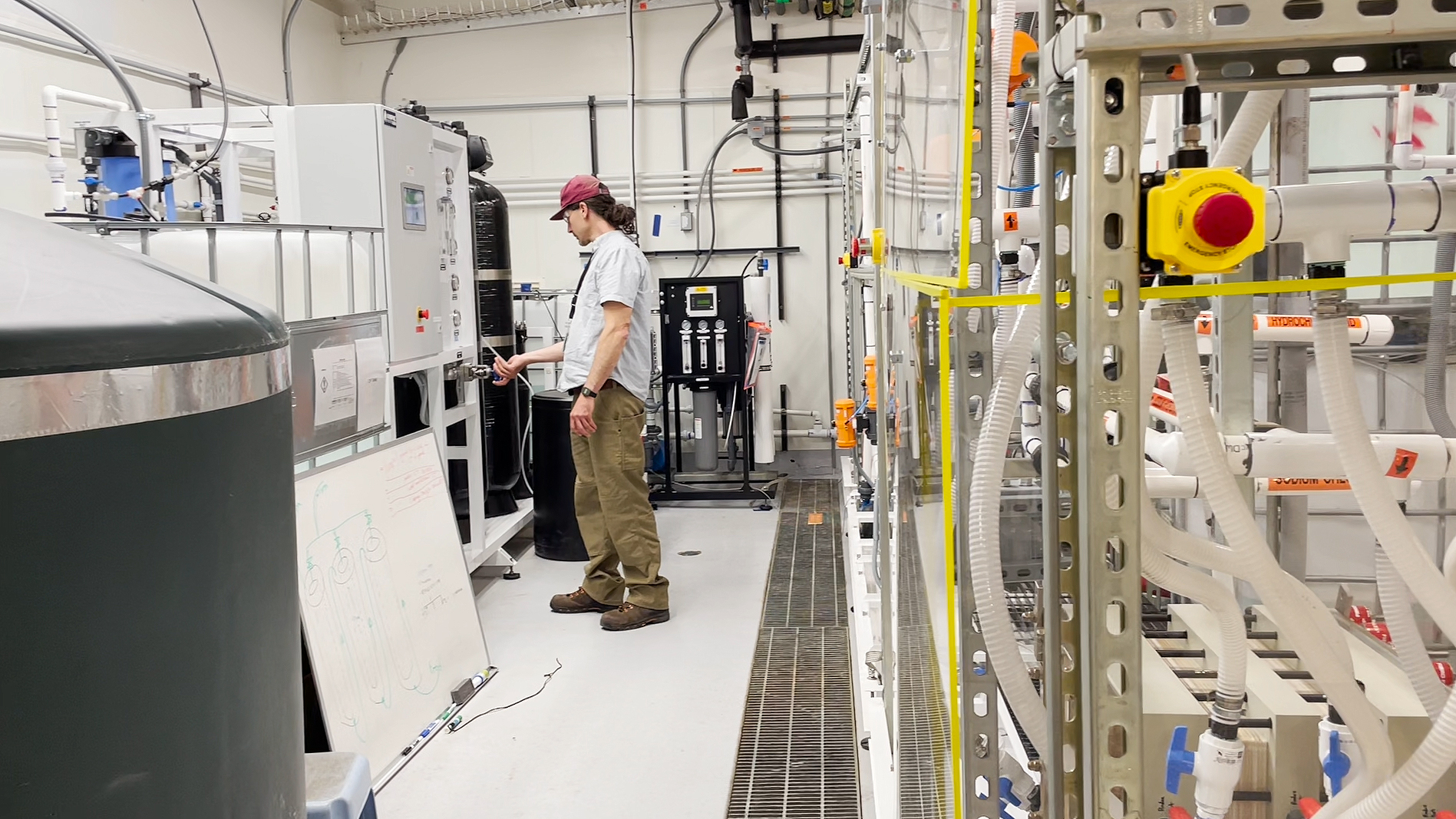 The Ebb Carbon system at the U.S. Department of Energy’s Pacific Northwest National Laboratory in Sequim Bay, Washington. 