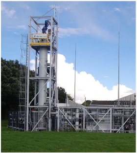 Electrochaeas Power-to-Methane-Bioreaktor in einer Pilotanlage in Dänemark