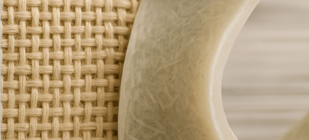 Faserverbund aus Naturfaser/Thermoplast 