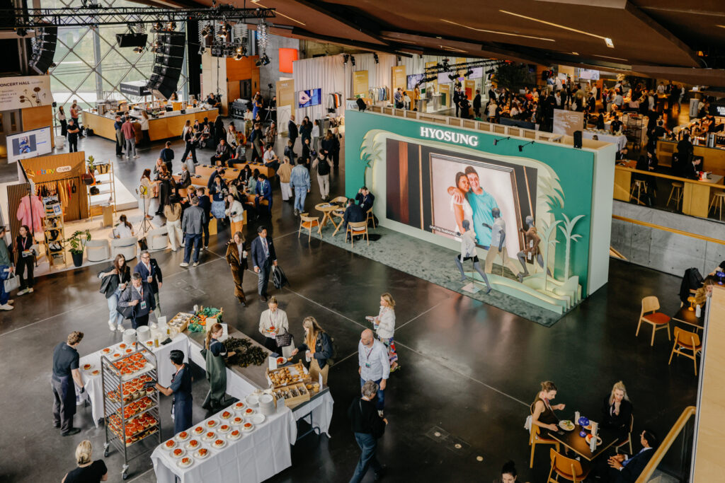 Hyosung TNC exhibition at the Global Fashion Summit 2026 in Copenhagen