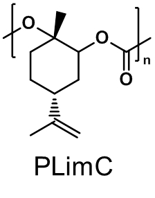 Strukturformel des biobasierten Kunststoffs PLimC. Grafik: Oliver Hauenstein