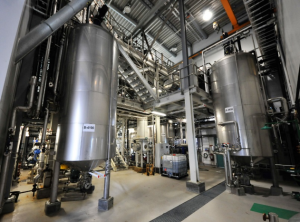 BALI Demo Plant, Sarpsborg Norway                               Pretreatment of the feedstock, separation of lignin from pulp, washing of pulp, lignin processing and enzymatic hydrolysis are all performed in the main machine hall.