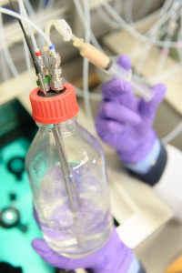 Bioreactors for laboratory-scale experiments  Source: Evonik Indutries AG