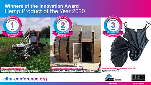 Winners of the Innovation Award - Hemp Product of the Year 2020