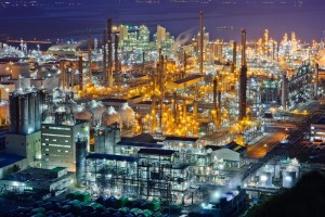 Panoramic view of LG Chem’s petrochemical complex in Yeosu, South Korea.