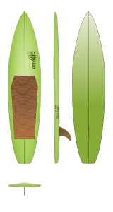 Stand-up-Paddleboard »ecoSUP« (Grafik)
