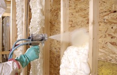 It doesn't quite look like plant material: <br />Soy-based spray foam insulation. Photo: USB”></td>
</tr>
<tr>
<td style=