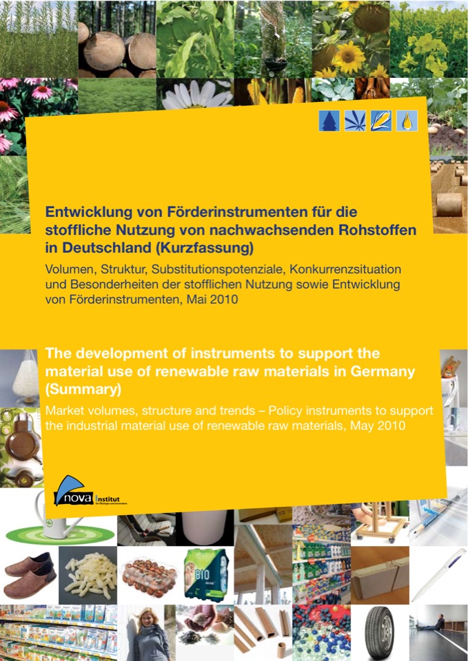 "The development of instruments to support the material use of renewable raw materials in Germany"