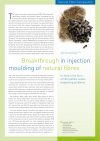 "Breakthrough in injection moulding of natural fibres"