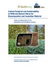 "Carbon Footprint and Sustainability of Different Natural Fibres for Biocomposites and Insulation Material"