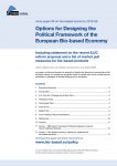 nova-Paper #6 on bio-based economy: "Options for Designing the Political Framework of the European Bio-based Economy"