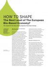 HOWE TO SHAPE The Next Level of The European Bio-Based Economy?