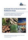Sustainable First and Second Generation Bioethanol for Europe