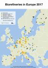 Biorefineries in Europe Map 2017