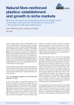 Natural fibre-reinforced plastics: establishment and growth in niche markets