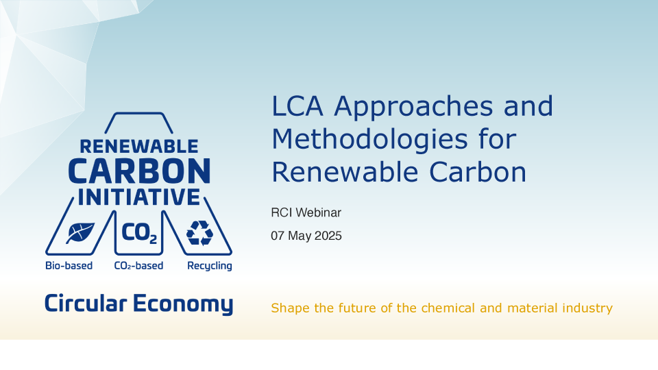 rci webinar: lca approaches and methodologies for renewable carbon (pdf)
